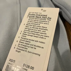 Lululemon Scuba Oversized Funnel-Neck Half Zip Long thumbnail 4