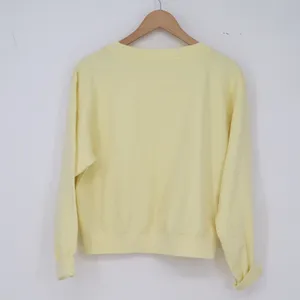 Pop Surf Sweatshirt Womens Medium Great Wolf Lodge Yellow Graphic Pullover Exc thumbnail 4