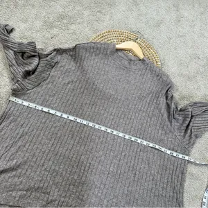 Old Navy Women’s Cozy Mock Neck Tunic Top Ribbed Longsleeve in Mushroom 3X thumbnail 12