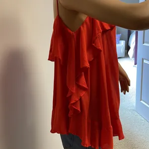 Free People Spaghetti Strap Ruffle Top thumbnail 4