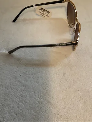 Tahari Black Frame Sunglasses with Brown Gradient Lenses thumbnail 2