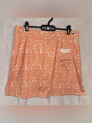 Puma size 10 orange polka dot skort thumbnail 6