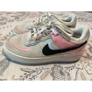 Nike Air Force 1 Shadow Hoops Pack Soft Pink Shoes DX3358-100 8.5 thumbnail 3