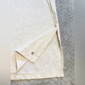 FABLETICS  Tunic Tank Top With Open Sides  Sand color-Size 1X thumbnail 3