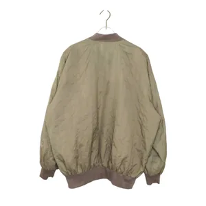 1980s Vintage Brown Snakeskin Reversible Bomber Jacket Large thumbnail 5