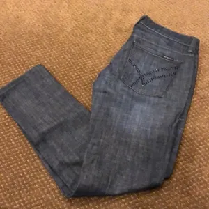 William Rast Rhinestone Pockets Blue Skinny Jeans thumbnail 1