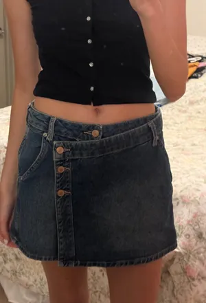 Free People Denim Skirt thumbnail 2