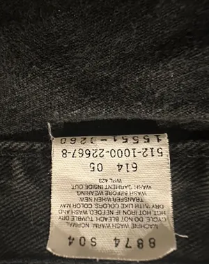 Vintage Levi’s 550 Women’s Black Jeans 100% Cotton Made in the USA thumbnail 7
