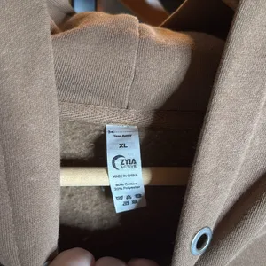 Zyia Dust Brown Rise Pocket Hoodie Size XL thumbnail 8
