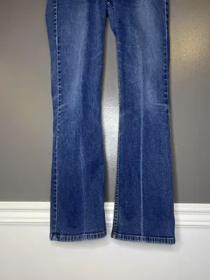 DKNY Jeans Bootcut Jeans Womens 2 Medium Wash Blue Stretch Denim Regular Fit thumbnail 3