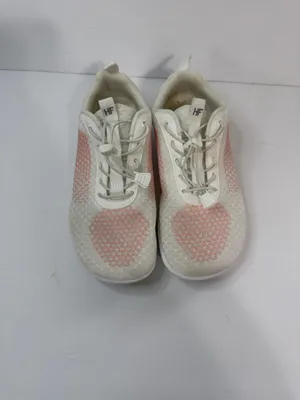 hike Women’s White Athletic Sneakers with Pink Mesh Details thumbnail 2