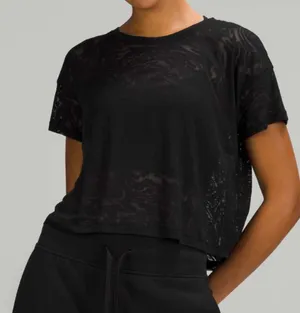 Lululemon Cates Tee Shirt Veil Burnout thumbnail 1