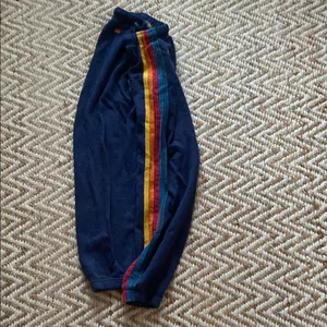 Navy Aviator Nation Sweatpants with Red and Yellow Stripe thumbnail 2