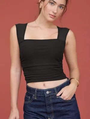 Nordstrom Women's Black Crop-top thumbnail 1