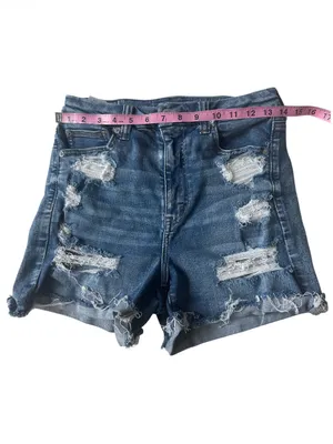American Eagle distressed denim shorts Size thumbnail 4