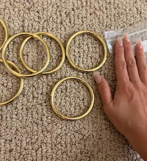 Gold bangle bracelet pack thumbnail 4