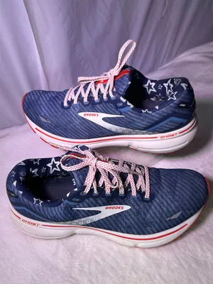Brooks Men's Navy and Red Performance Running Shoe thumbnail 3