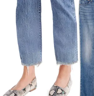 The Perfect Vintage Mom Jeans Raw Hem Size 35 NWT thumbnail 3