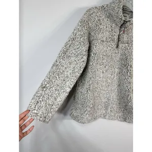 Dylan by True Grit Sherpa Fleece Deep Pile 1/4 Zip Pullover Sweater‎ Women’s XL thumbnail 7