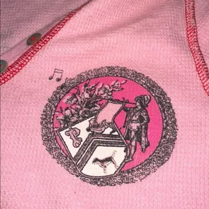 PINK VICTORIAS SECRET Long Sleeve sleep shirt size medium Y2K Bella Swan thumbnail 7