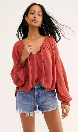 Free People Banda Blouse thumbnail 1