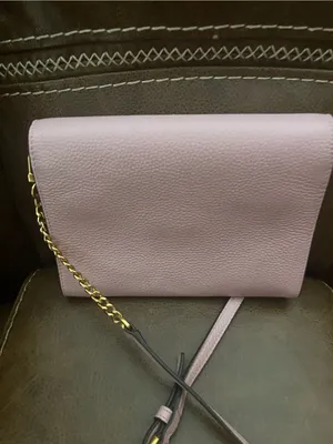Tory Burch Pale Pink Leather Crossbody with Gold Logo thumbnail 4