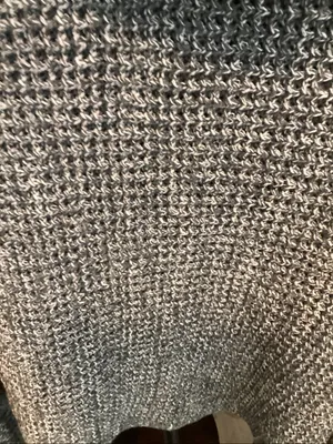 Paper source Cozy Open-Front Hooded Knit vest Cardigan - Gray thumbnail 3