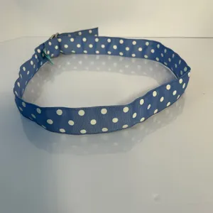 Eliza B Belt Polka Dot‎ Blue White D Ring Small thumbnail 5