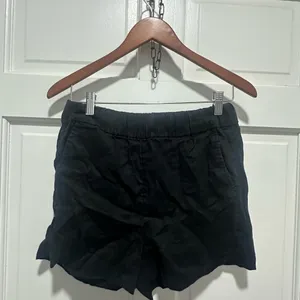 J. Crew 3" Stratus short in 100% linen $69.50 NWOT black Size XS thumbnail 2