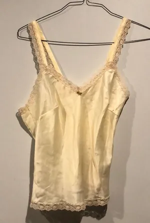 Vintage Olga Cream Chemise thumbnail 1