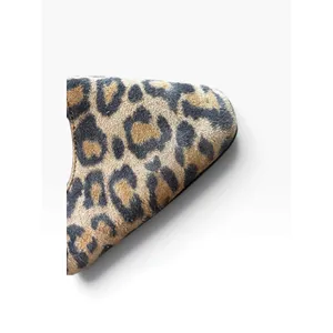 Manolo Blahnik Pointed Toe BB Flats 39.5 Brown Leopard Print Suede Luxury Y2K thumbnail 6