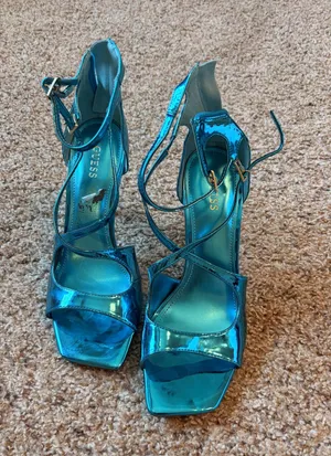 Guess Blue High Heels thumbnail 1
