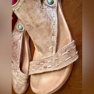 BED STU Leather Sandals Zip Up Back thumbnail 7