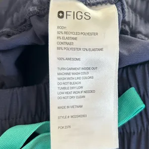 NWOT Figs‎ Women High Waist Fionlite Jogger Scrub Pants Size XXS thumbnail 7