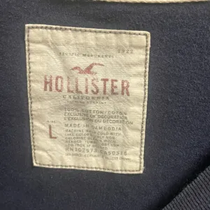 Y2K Hollister Baby Tee Logo Patch Size Large Blue Green Casual thumbnail 2