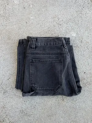 J Galt Brandy Melville Cargo Jeans Black thumbnail 3