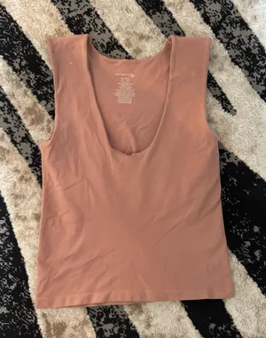 Free People Intimately Tan Pink Fitted Tank Top thumbnail 1
