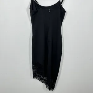 Next Up‎ Little Black Dress Cocktail Party Lace Asymmetric Hem Mini Dress thumbnail 6