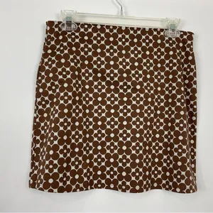 Hollister High Rise Brown‎ Floral Mini Skirt Size Medium thumbnail 3