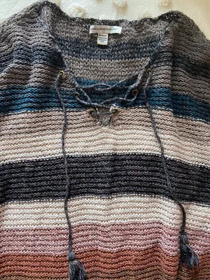 American Eagle Striped Knit Top thumbnail 2