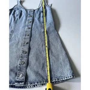 NWT FRAME The Shift Denim Dress Light Blue Wash Size 6 thumbnail 8