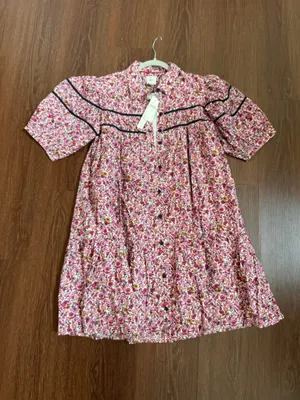 Anthropologie Maeve Leandra The Shirred Yoke Mini Dress thumbnail 3