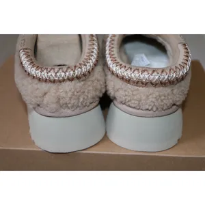 UGG Tazz Maxi Curly Genuine Shearling Platform Slippers thumbnail 9
