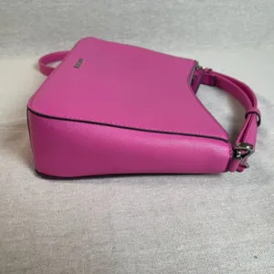 Nine West | Hot Pink Vegan Leather Crossbody Purse thumbnail 4