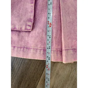 Free People Valley Girl Mini Skirt Pink Acid Wash Cargo NWT Size 8 thumbnail 4
