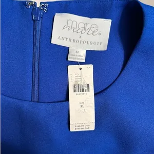 Anthropologie Mare Mare Blue Mini Dress Cutout Shift‎ Homecoming Cocktail thumbnail 7