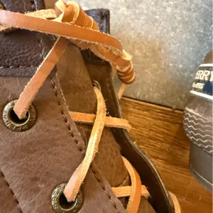 Sperry Top-Sider Saltwater Duck Boots Brown & Navy Blue Women’s Size 8M thumbnail 11