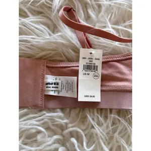 Aerie Real Good Strappy Side Lace Up Bralette Pink Size Medium thumbnail 6