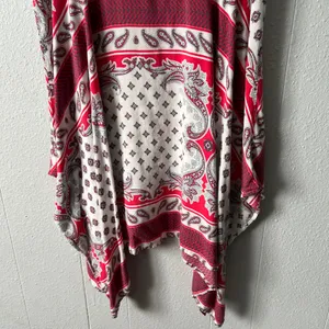 Umgee Womens Tank Dress Large Handkerchief Hem Paisley Floral Cottagecore Boho thumbnail 5