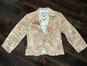 NWT Floral Wendy Hil Blazer Size 6 Pink thumbnail 1